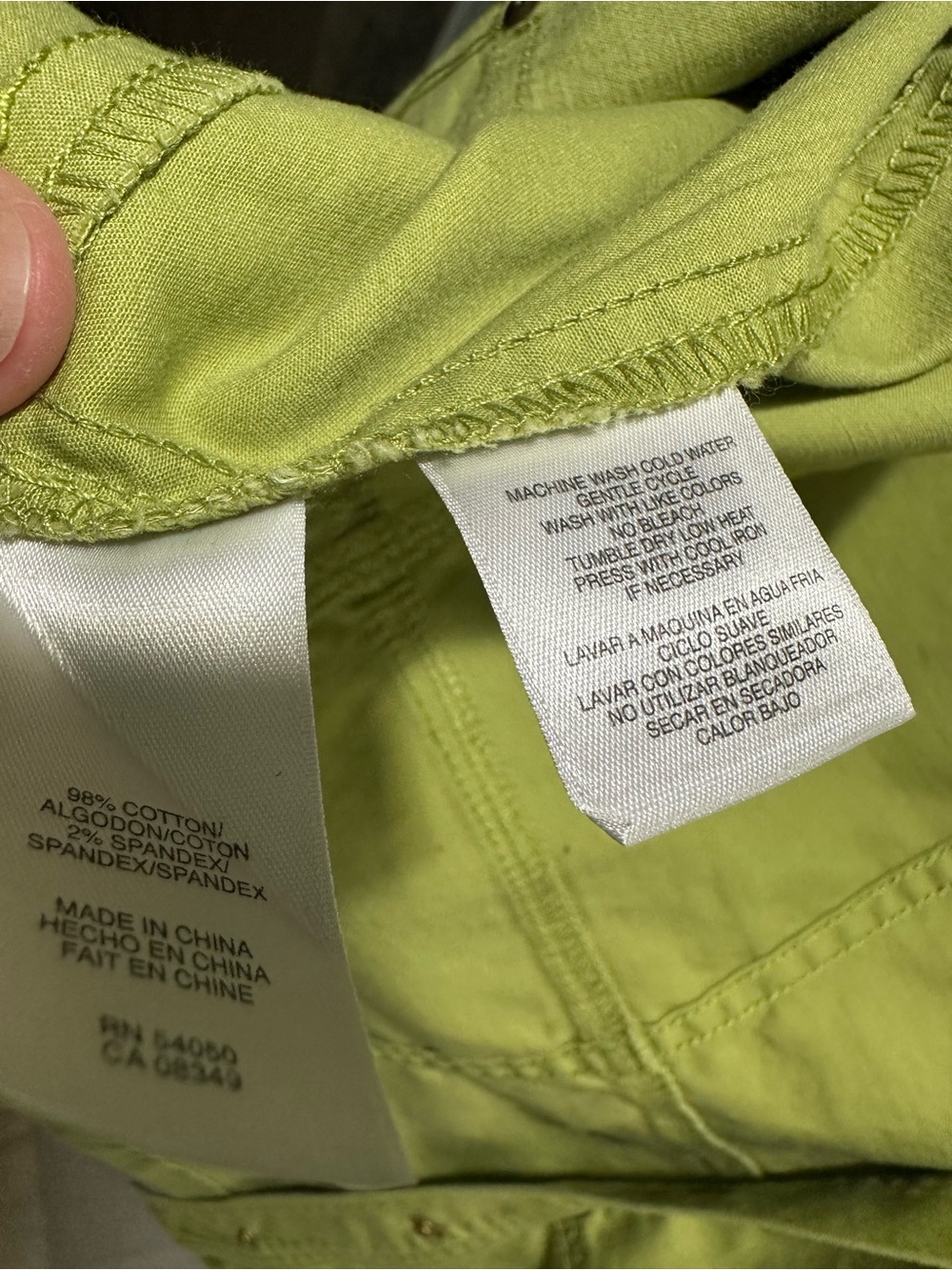 Jones New York Lime Utility Jacket - Picture 10 of 10